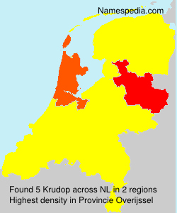 Surname Krudop in Netherlands Surname Krudop in Netherlands