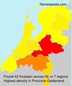 Surname Kruissen in Netherlands Surname Kruissen in Netherlands