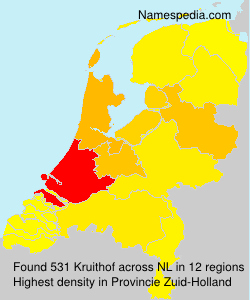 Surname Kruithof in Netherlands Surname Kruithof in Netherlands