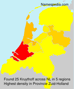 Surname Kruythoff in Netherlands Surname Kruythoff in Netherlands