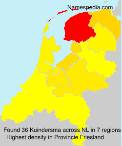 Surname Kuindersma in Netherlands Surname Kuindersma in Netherlands