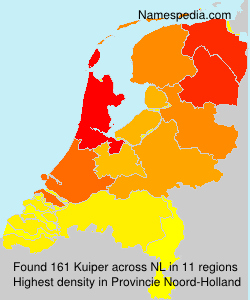 Surname Kuiper in Netherlands Surname Kuiper in Netherlands