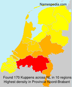 Surname Kuppens in Netherlands Surname Kuppens in Netherlands