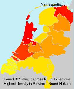 Surname Kwant in Netherlands