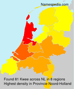 Surname Kwee in Netherlands Surname Kwee in Netherlands