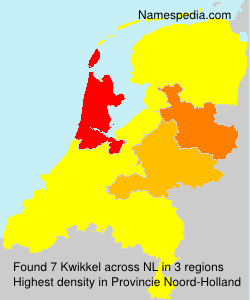 Surname Kwikkel in Netherlands Surname Kwikkel in Netherlands