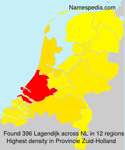 Surname Lagendijk in Netherlands Surname Lagendijk in Netherlands