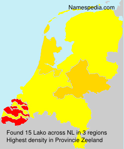 Surname Lako in Netherlands Surname Lako in Netherlands