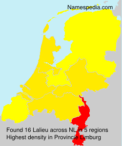 Surname Lalieu in Netherlands Surname Lalieu in Netherlands