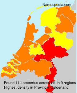 Surname Lambertus in Netherlands Surname Lambertus in Netherlands