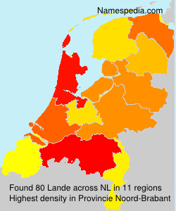 Surname Lande in Netherlands Surname Lande in Netherlands
