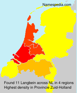 Surname Langbein in Netherlands Surname Langbein in Netherlands