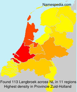 Surname Langbroek in Netherlands Surname Langbroek in Netherlands