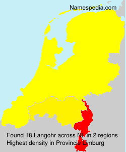 Surname Langohr in Netherlands Surname Langohr in Netherlands