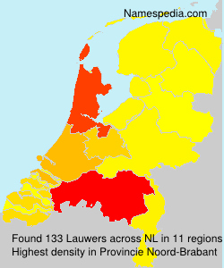Surname Lauwers in Netherlands Surname Lauwers in Netherlands