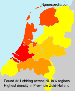Surname Lebbing in Netherlands Surname Lebbing in Netherlands