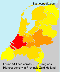 Surname Lecq in Netherlands Surname Lecq in Netherlands