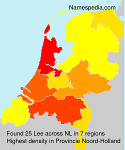 Familiennamen Lee - Netherlands
