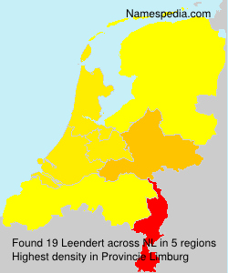 Surname Leendert in Netherlands Surname Leendert in Netherlands