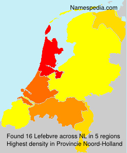 Surname Lefebvre in Netherlands Surname Lefebvre in Netherlands