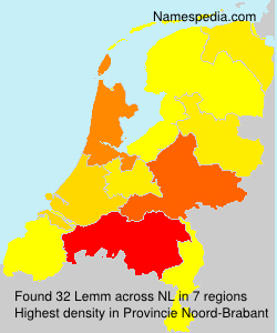 Surname Lemm in Netherlands