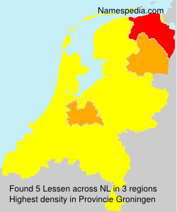 Surname Lessen in Netherlands Surname Lessen in Netherlands