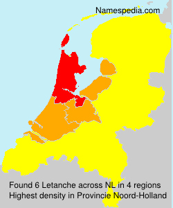 Surname Letanche in Netherlands Surname Letanche in Netherlands
