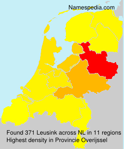 Surname Leusink in Netherlands Surname Leusink in Netherlands