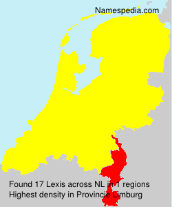 Surname Lexis in Netherlands Surname Lexis in Netherlands