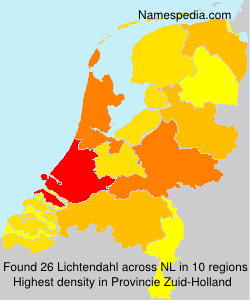 Surname Lichtendahl in Netherlands Surname Lichtendahl in Netherlands