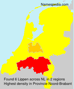 Surname Lippen in Netherlands Surname Lippen in Netherlands