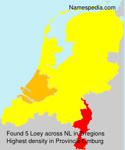 Surname Loey in Netherlands