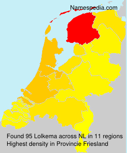 Surname Lolkema in Netherlands Surname Lolkema in Netherlands