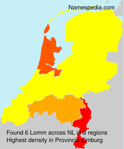Surname Lomm in Netherlands Surname Lomm in Netherlands