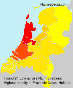 Surname Low in Netherlands Surname Low in Netherlands