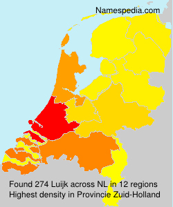 Surname Luijk in Netherlands Surname Luijk in Netherlands