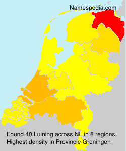 Surname Luining in Netherlands Surname Luining in Netherlands