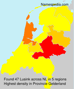 Surname Lusink in Netherlands Surname Lusink in Netherlands