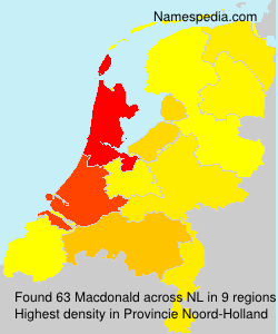 Surname Macdonald in Netherlands Surname Macdonald in Netherlands