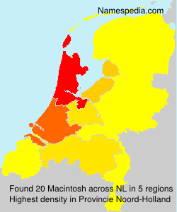Surname Macintosh in Netherlands Surname Macintosh in Netherlands