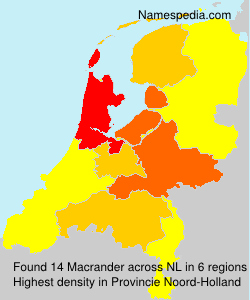 Surname Macrander in Netherlands Surname Macrander in Netherlands