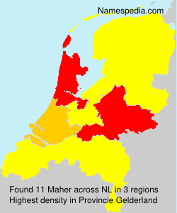 Surname Maher in Netherlands Surname Maher in Netherlands