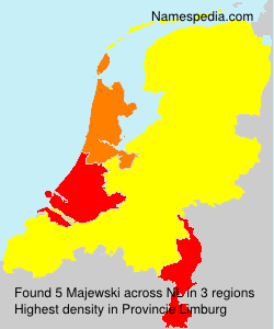 Surname Majewski in Netherlands Surname Majewski in Netherlands