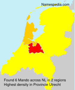 Surname Mando in Netherlands Surname Mando in Netherlands