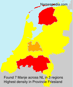 Surname Manje in Netherlands Surname Manje in Netherlands