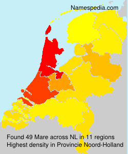 Surname Mare in Netherlands Surname Mare in Netherlands