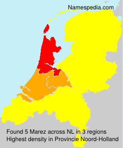 Surname Marez in Netherlands Surname Marez in Netherlands