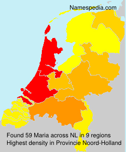 Surname Maria in Netherlands