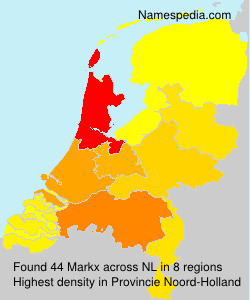 Surname Markx in Netherlands Surname Markx in Netherlands
