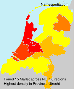 Surname Marlet in Netherlands Surname Marlet in Netherlands